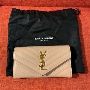 YSL Monogram Large Wallet